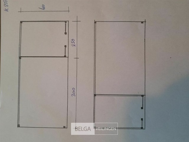 Buitenverblijf met berging douglas afm 250x400cm, 550x400x245x230cm - afbeelding 6 van  6