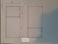 Buitenverblijf met berging douglas afm 250x400cm, 650x400x245x230cm - afbeelding 6 van  6
