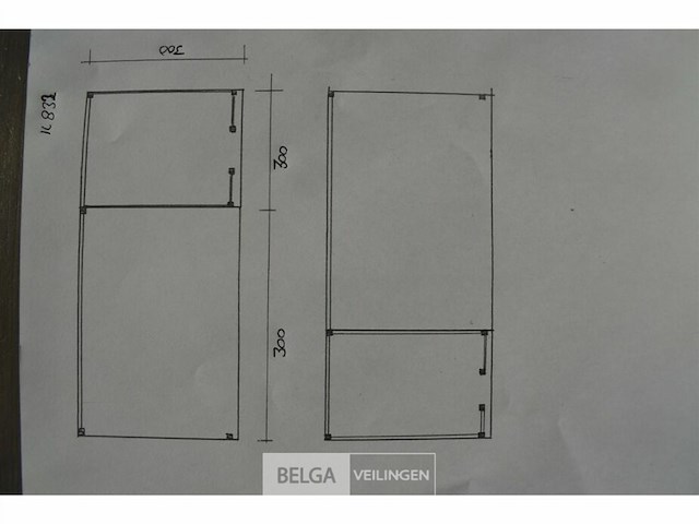 Buitenverblijf met berging douglas afm 300x300cm, 600x300x245x230cm - afbeelding 6 van  6