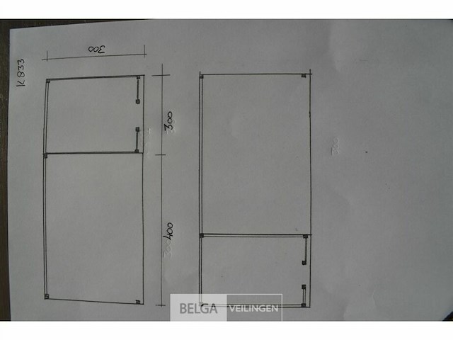 Buitenverblijf met berging douglas afm 300x300cm, 700x300x245x230cm - afbeelding 6 van  6