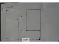 Buitenverblijf met berging douglas afm 300x300cm, 700x300x245x230cm - afbeelding 6 van  6