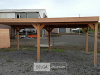 Buitenverblijf overkapping douglas 600x400cm hoogte 245cm