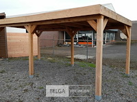 Buitenverblijf overkapping douglas 600x400cm hoogte 245cm - afbeelding 2 van  5