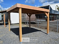 Buitenverblijf overkapping douglas afm 400x300cm hoogte 245cm - afbeelding 2 van  7