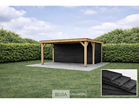Buitenverblijf overkapping douglas, afm 624x400 x hoogte 245cm - afbeelding 2 van  5