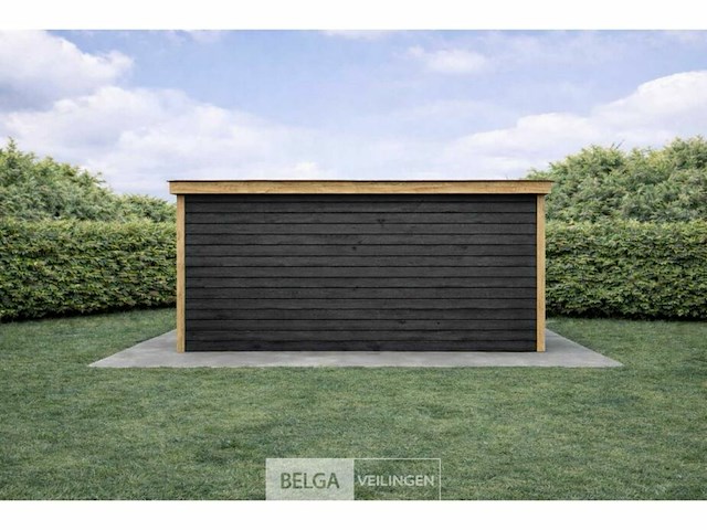 Buitenverblijf overkapping douglas, afm 624x500 x hoogte 245cm - afbeelding 4 van  5
