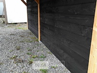 Buitenverblijf overkapping douglas met achter wand afm 500x300cm hoogte 245cm - afbeelding 4 van  9