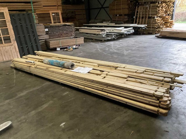 Buitenverblijf vurenhout "ragnar" - 465x349x250 cm - afbeelding 4 van  20