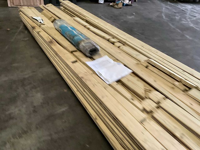 Buitenverblijf vurenhout "ragnar" - 465x349x250 cm - afbeelding 2 van  2