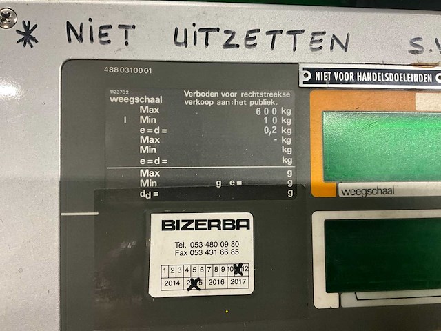 Buizen ba hb la vloerweegschaal - afbeelding 5 van  6