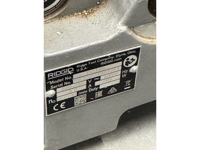 Buizensnijder, ridgid, pc116, met voetbediening - afbeelding 2 van  5