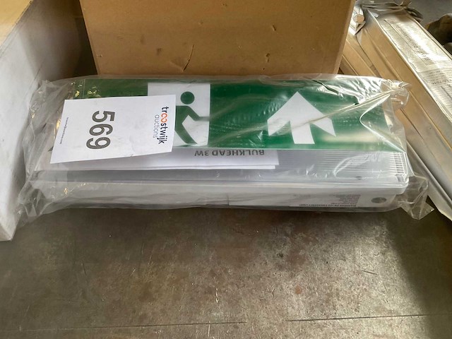 Bulkhead fl41002 3w led noodverlichting (3x) - afbeelding 2 van  5