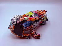 Bulldog sculptuur - graffiti dog - afbeelding 5 van  6