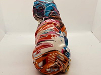 Bulldog sculptuur - japanse tattoodog - afbeelding 2 van  4