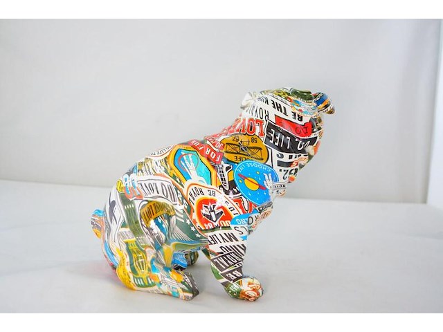 Bulldog sculptuur - nasa bulldog - afbeelding 3 van  10