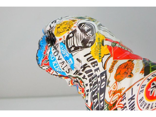 Bulldog sculptuur - nasa bulldog - afbeelding 5 van  10