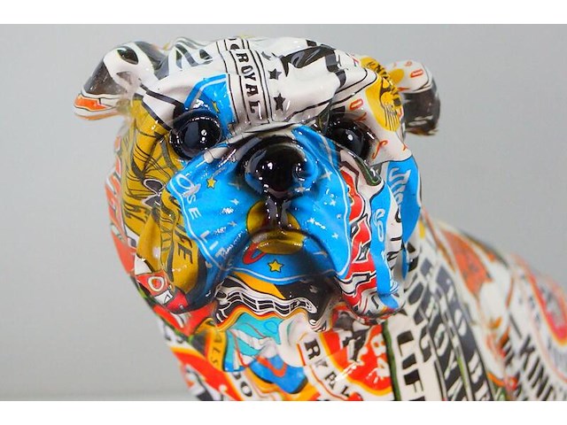 Bulldog sculptuur - nasa - afbeelding 8 van  10