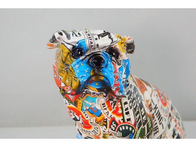 Bulldog sculptuur - nasa - afbeelding 9 van  10