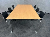 Bulo/ bontempi sedia 6p vergaderset 240x120 - afbeelding 12 van  24
