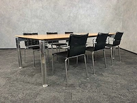 Bulo/ bontempi sedia 6p vergaderset 240x120 - afbeelding 18 van  24