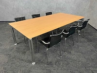 Bulo/ bontempi sedia 6p vergaderset 240x120 - afbeelding 19 van  24