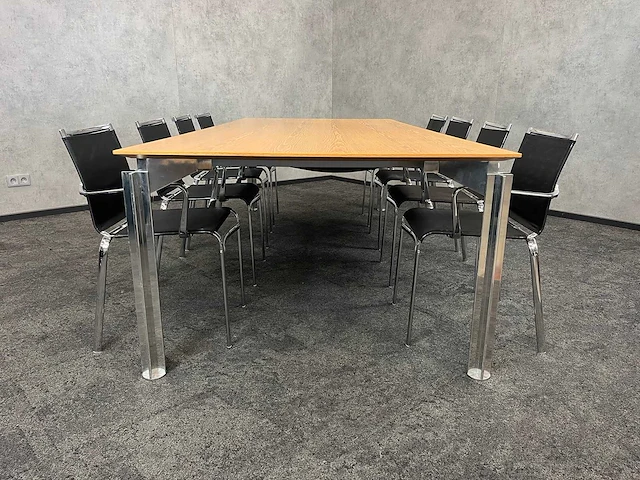 Bulo/ bontempi sedia 8p vergaderset 270x120 - afbeelding 1 van  24