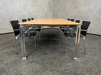 Bulo/ bontempi sedia 8p vergaderset 270x120