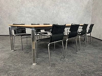 Bulo/ bontempi sedia 8p vergaderset 270x120 - afbeelding 18 van  24