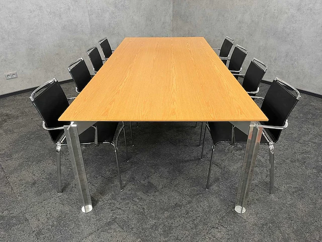 Bulo/ bontempi sedia 8p vergaderset 270x120 - afbeelding 14 van  20