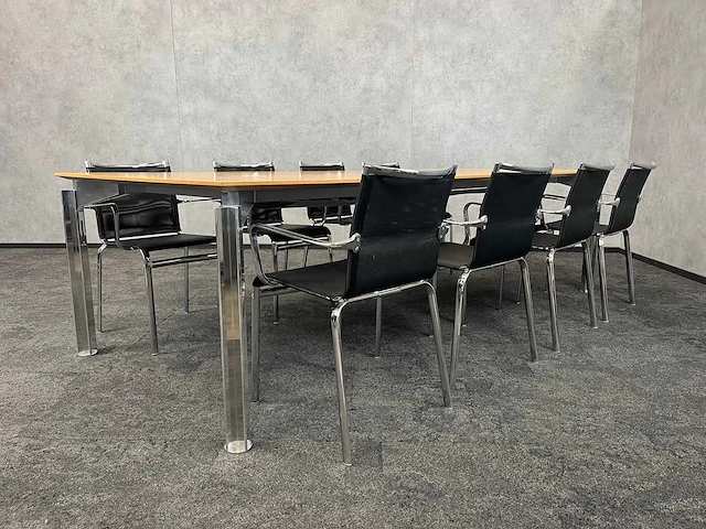 Bulo/ bontempi sedia 8p vergaderset 270x120 - afbeelding 3 van  20