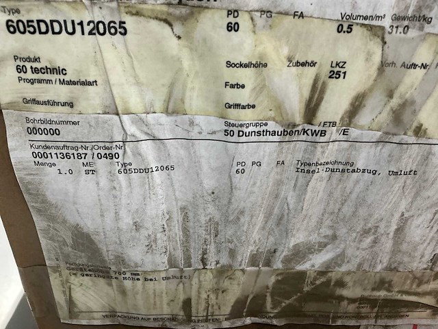 Bulthaup - 605ddu12065 - afzuigkap - afbeelding 10 van  16