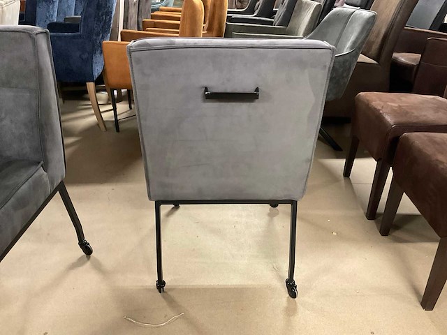 Bumo verrijdbare eetkamerstoel (6x) - afbeelding 2 van  14