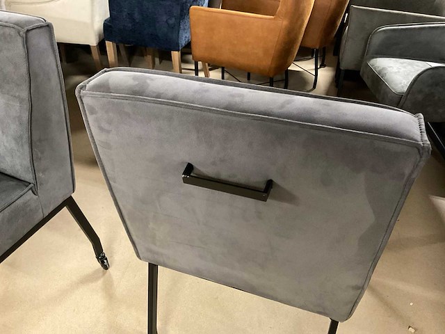 Bumo verrijdbare eetkamerstoel (6x) - afbeelding 3 van  14