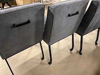 Bumo verrijdbare eetkamerstoel (6x) - afbeelding 4 van  14