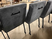 Bumo verrijdbare eetkamerstoel (6x) - afbeelding 5 van  14