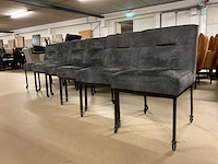 Bumo verrijdbare eetkamerstoel (6x)