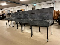 Bumo verrijdbare eetkamerstoel (6x) - afbeelding 7 van  14