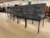 Bumo verrijdbare eetkamerstoel (6x) - afbeelding 9 van  14