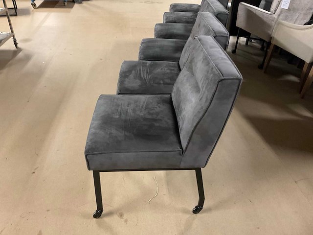 Bumo verrijdbare eetkamerstoel (6x) - afbeelding 12 van  14