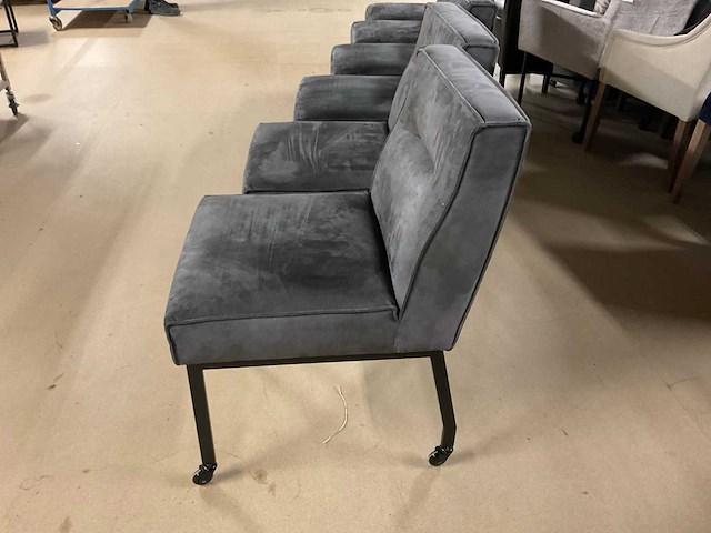 Bumo verrijdbare eetkamerstoel (6x) - afbeelding 13 van  14