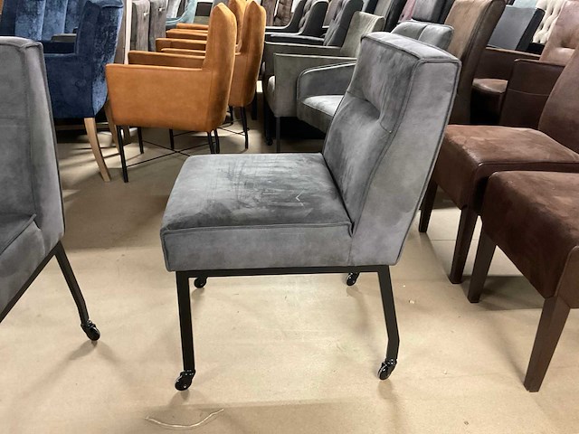 Bumo verrijdbare eetkamerstoel (6x) - afbeelding 14 van  14