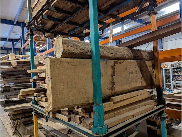 Bundel eiken houten delen - afbeelding 3 van  3