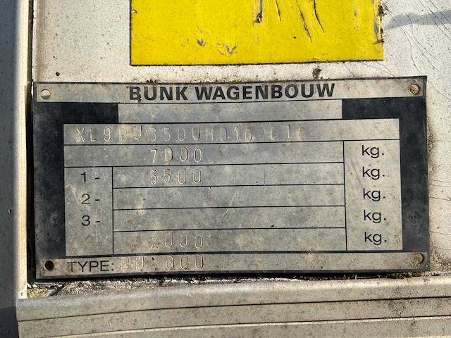 Bunk tebs g2 es2060 be semi-trailer met laadklep - afbeelding 15 van  23