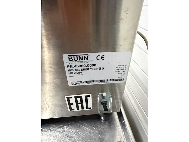 Bunn h3ea heet water dispenser - afbeelding 4 van  4