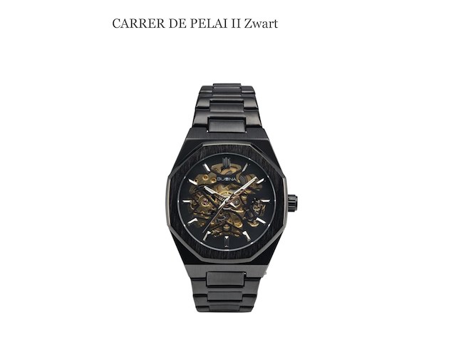 Buona carrer de pelai ii zwart automatisch herenhorloge - afbeelding 1 van  3