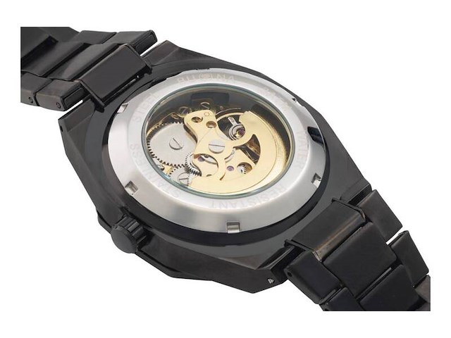Buona carrer de pelai ii zwart automatisch herenhorloge - afbeelding 2 van  3