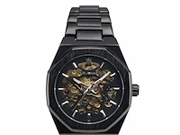 Buona carrer de pelai ii zwart automatisch herenhorloge