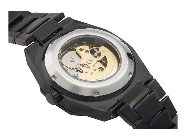 Buona carrer de pelai ii zwart automatisch herenhorloge - afbeelding 3 van  3