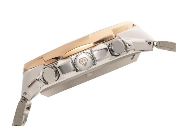 Buona crans montana ii zilver/rose automatisch herenhorloge - afbeelding 2 van  4