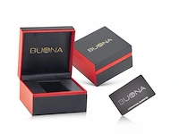 Buona crans montana ii zilver/rose automatisch herenhorloge - afbeelding 4 van  4
